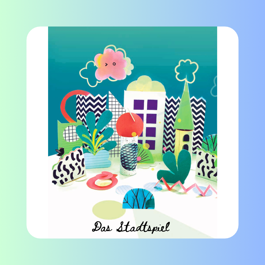 3 D Collage für Kinder (das Stadtspiel)