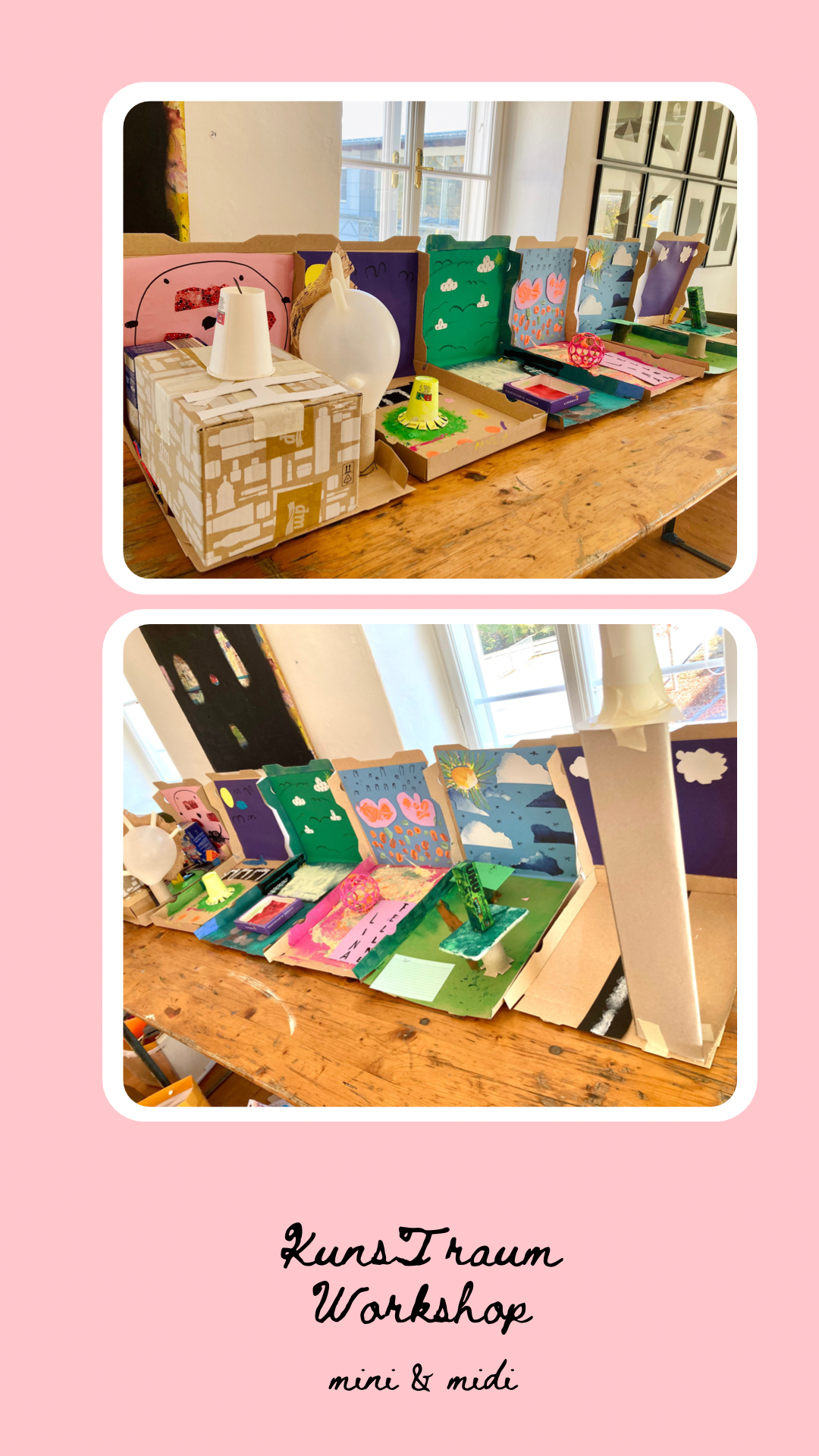 3 D Collage für Kinder (das Stadtspiel)
