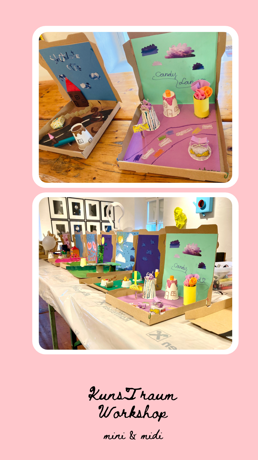 3 D Collage für Kinder (das Stadtspiel)