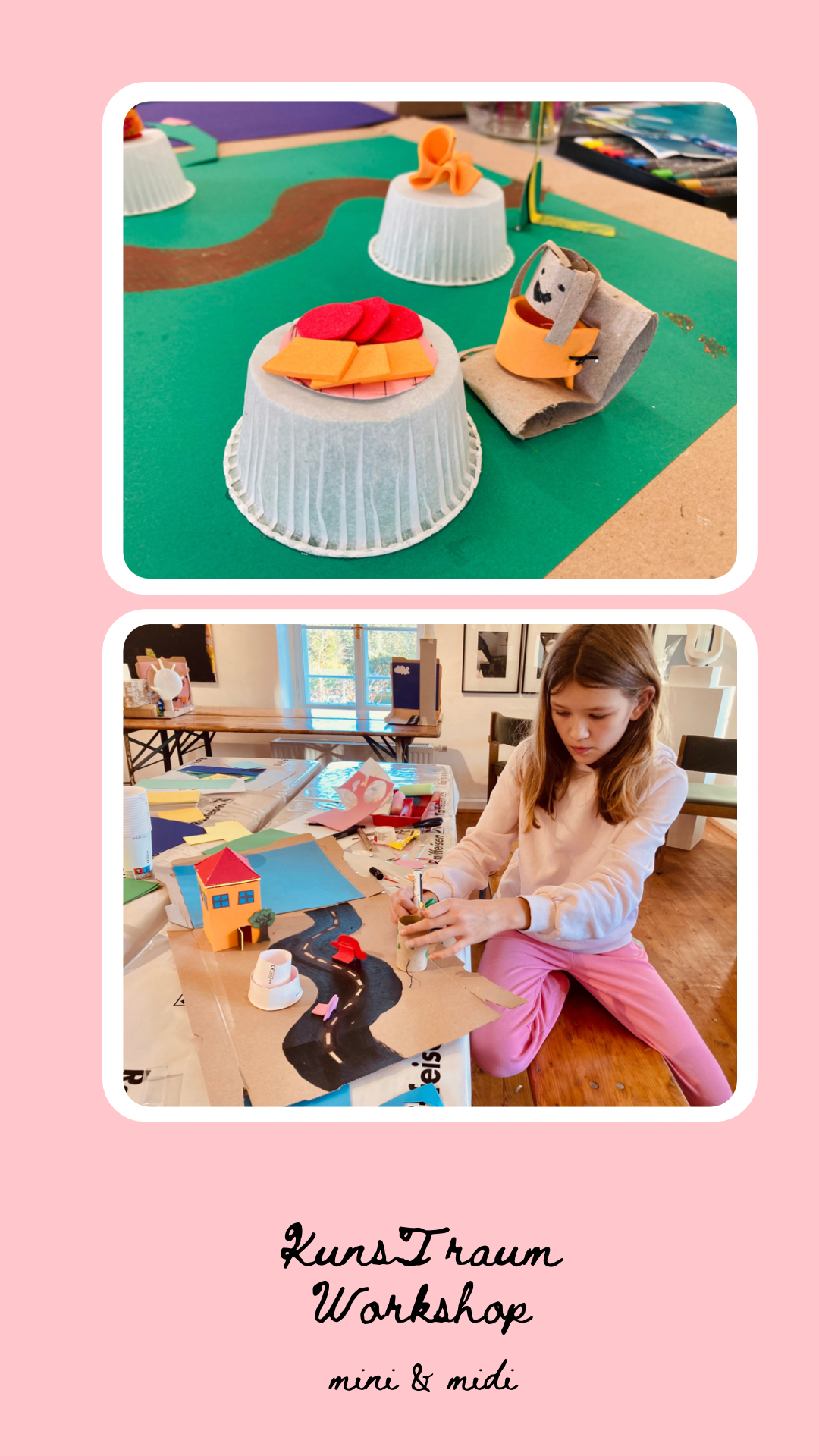 3 D Collage für Kinder (das Stadtspiel)